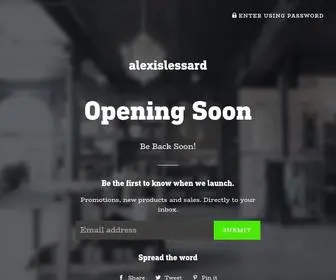 Alexislessard.com(alexislessard) Screenshot