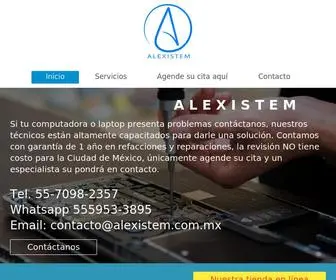 Alexistem.com.mx(Mantenimiento) Screenshot