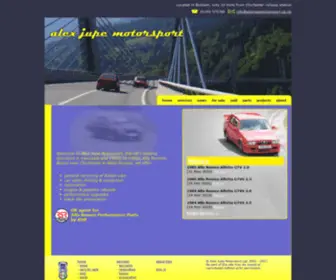 AlexJupemotorsport.co.uk(Alex Jupe Motorsport) Screenshot