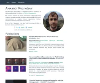 AlexKu.me(Alexandr Kuznetsov) Screenshot