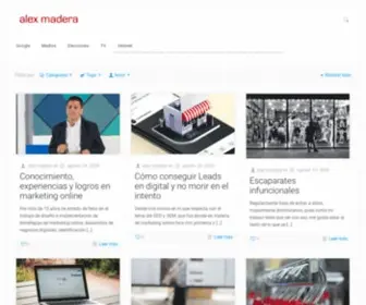 Alexmadera.com(Marketing Online en República Dominicana) Screenshot
