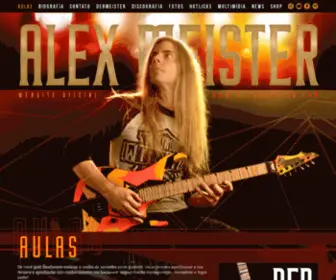 Alexmeister.com(Aulas de Guitarra) Screenshot