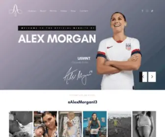 Alexmorgansoccer.com(Alex Morgan) Screenshot