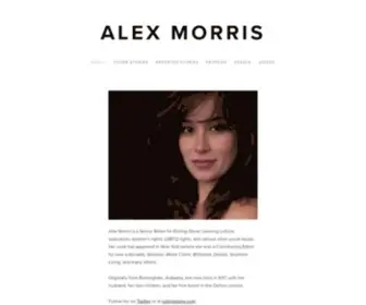 Alexmorris.net(Alex Morris) Screenshot