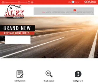 Alexmotorcycles.co.uk(Accident Claim Specialists) Screenshot