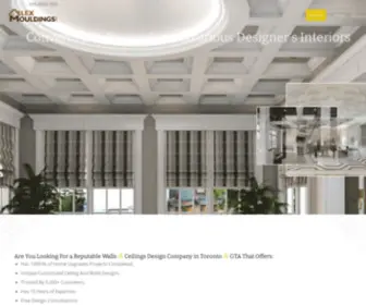 Alexmoulding.com(Design Your Ceilings And Walls) Screenshot