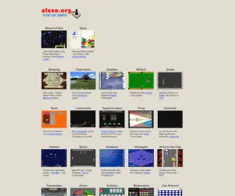 Alexo.org(Onlinespiele) Screenshot