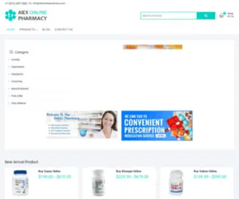 Alexonlinepharmacy.com(Sleeping Pills Online in USA) Screenshot