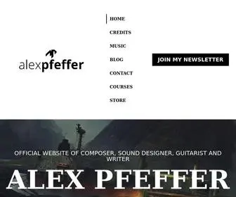 Alexpfeffer.co(Alex Pfeffer) Screenshot