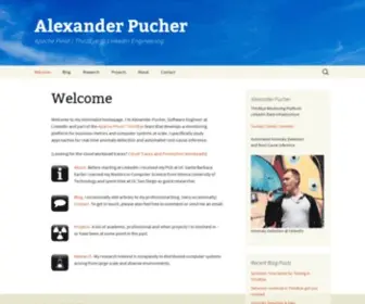 Alexpucher.com(Alexander pucher) Screenshot
