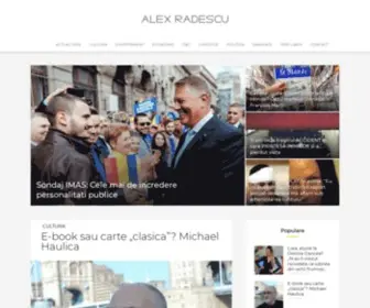 Alexradescu.ro(Alex Radescu) Screenshot