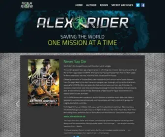 Alexrideradventures.com(The Official Book Website of Alex Rider Adventures) Screenshot