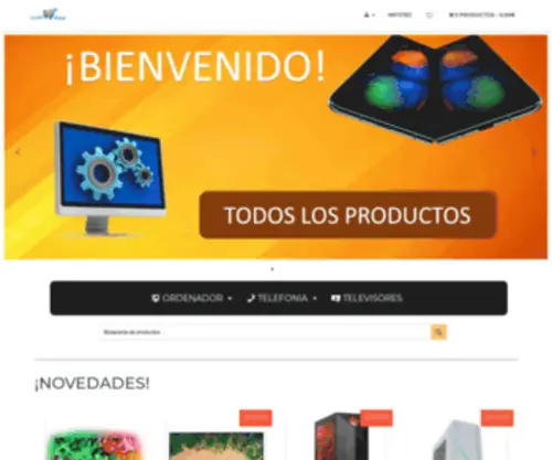 Alexsanchezcomponentes.es(TecnoShop) Screenshot