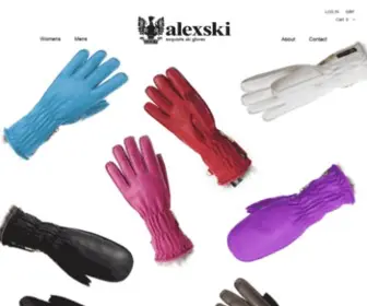 Alexski.com(Alexski Ski Gloves) Screenshot