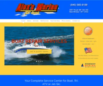 Alexsmarineplus.com(Boat Repair New Windsor NY) Screenshot