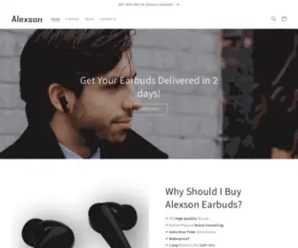 Alexsonsound.com(Johnson Merlin Inc) Screenshot