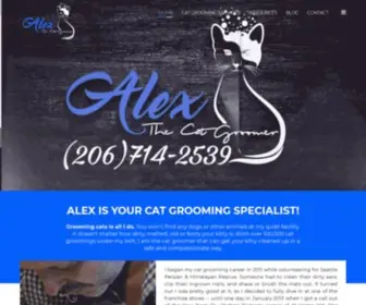 Alexthecatgroomer.com(Alexthecatgroomer) Screenshot