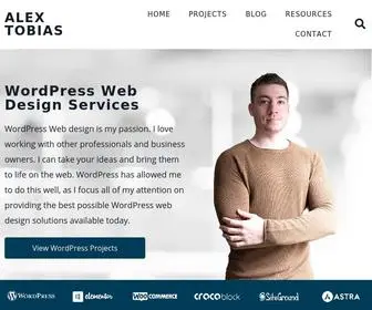 Alextobias.com(WordPress Web Design Services) Screenshot