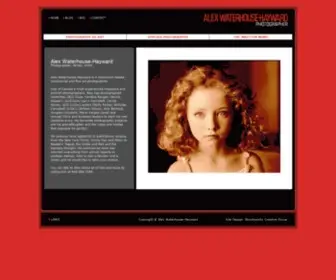 Alexwaterhousehayward.com(Vancouver photographers) Screenshot