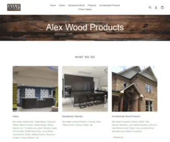 Alexwoodproducts.com(Alex Wood Products) Screenshot