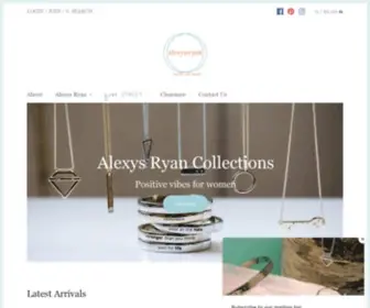 Alexysryan.com(Create an Ecommerce Website and Sell Online) Screenshot