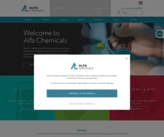 Alfa-Chemicals.co.uk(Speciality Chemical Distributor & Chemical Supplier) Screenshot