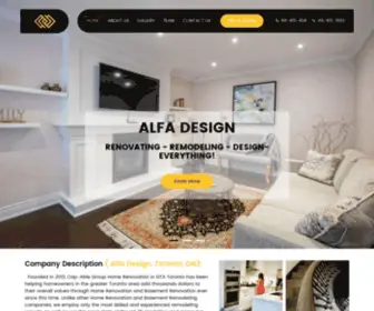 Alfa-Design.ca(Alfa Design) Screenshot