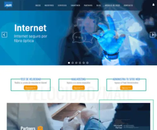 Alfa.com.ni(Internet, Seguridad, Nube, Apps, Pagina web, eCommerce) Screenshot