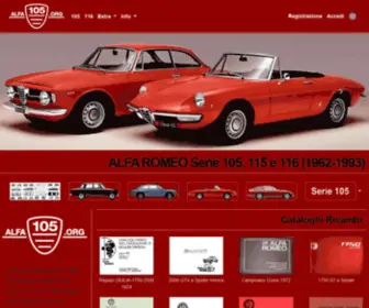 Alfa105.org(ALFA ROMEO Serie 105) Screenshot