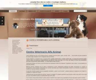 Alfaanimal.com(CLINICA VETERINARIA ALFA ANIMAL) Screenshot