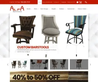 Alfabarstools.com(Custom Bar Stools) Screenshot