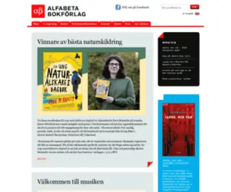 Alfabeta.se(Alfabeta Bokförlag) Screenshot