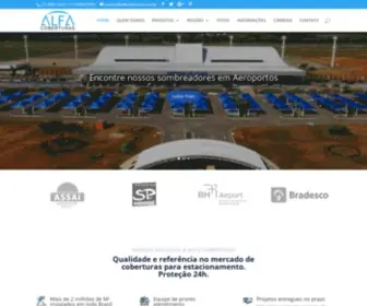 Alfacoberturas.com.br(Sombreadores e Coberturas) Screenshot