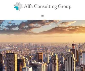 Alfaconsultingnyc.com(Alfa Consulting Group) Screenshot