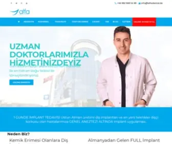 Alfadental.de(Alfa DENTAL Ağız ve Diş Sağlığı Merkezi) Screenshot