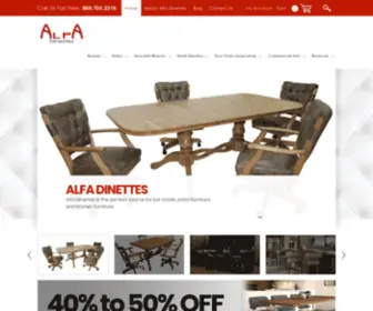 Alfadinettes.com(Alfa Dinettes) Screenshot