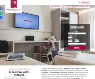 Alfafierahotel.it(Hotel 4 Stelle Di Fronte Alla Fiera di Vicenza) Screenshot