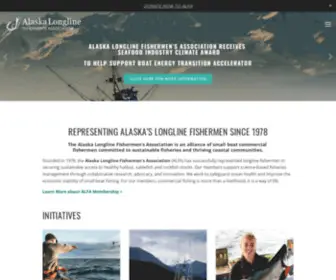 Alfafish.org(Alaska Longline Fishermen's Association) Screenshot