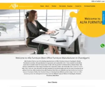 Alfafurnituremart.com(Office Furniture Manufacturer Chandigarh) Screenshot