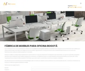 Alfagamma.com.co(Fábrica de muebles AlfaGamma) Screenshot