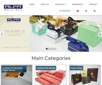 Alfagoldbox.com(Jewellery Boxes Cheapest Prices) Screenshot