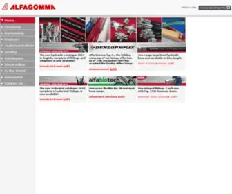 Alfagomma.com(Corporate site) Screenshot