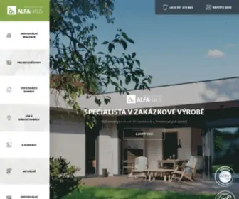 Alfahaus.cz(Montované domy) Screenshot