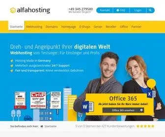 Alfahosting.de(Günstige Hosting) Screenshot