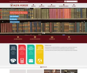 Alfahukuk.net(Alfa Hukuk) Screenshot