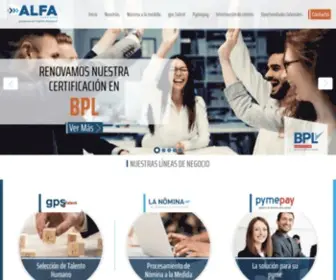 Alfaingenieros.com(Outsourcing de capital humano en Colombia) Screenshot