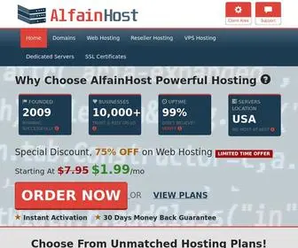Alfainhost.com(KVM VPS Hosting With Perfect Money) Screenshot