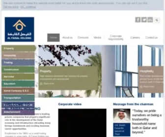Alfaisalholding.com(Al Faisal Holding) Screenshot