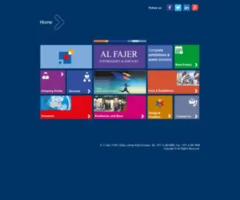 Alfajer.net(Al Fajer Information & Services) Screenshot