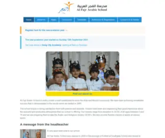 Alfajrarabicschool.com(Al-Fajr Arabic School) Screenshot